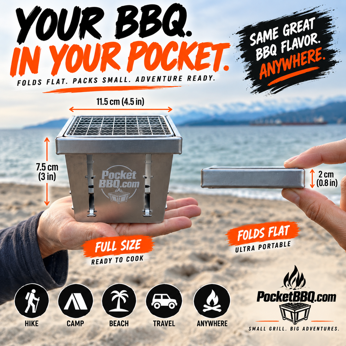POCKETBBQ ADVENTURE KIT
