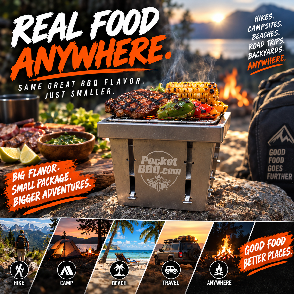 POCKETBBQ ADVENTURE KIT